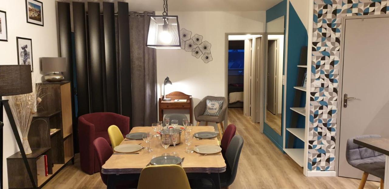 Coeur De Troyes T4 Terrasse 5Eme Etage Centre Ville Wifi Parking Zewnętrze zdjęcie