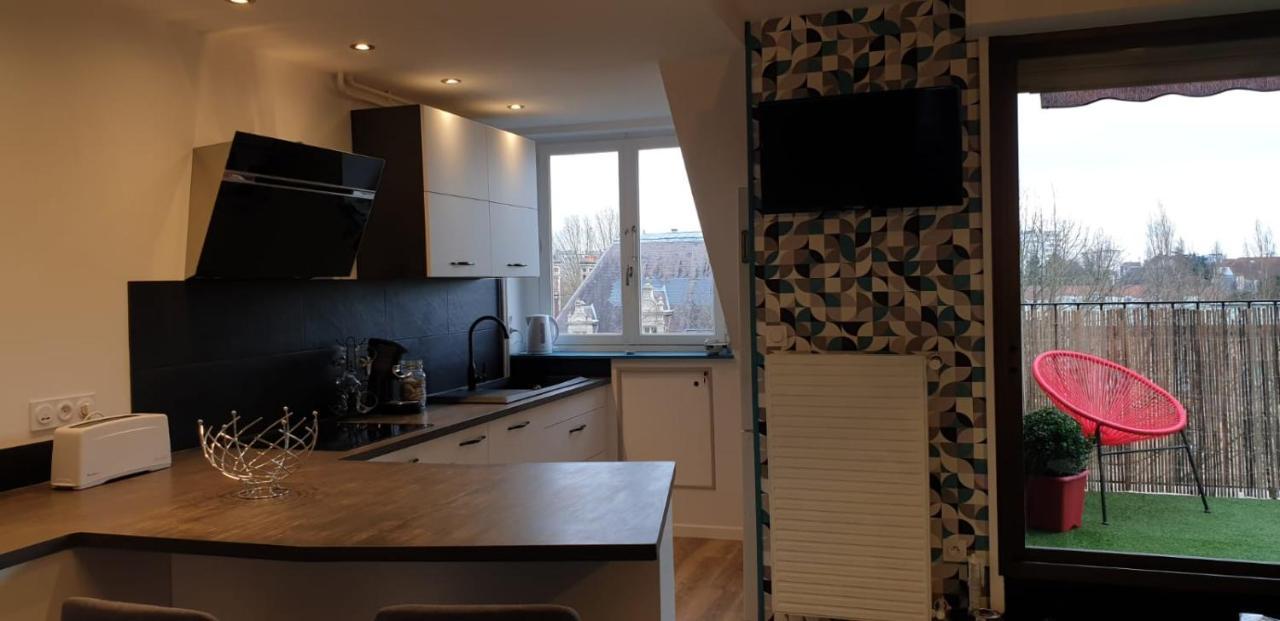 Coeur De Troyes T4 Terrasse 5Eme Etage Centre Ville Wifi Parking Zewnętrze zdjęcie